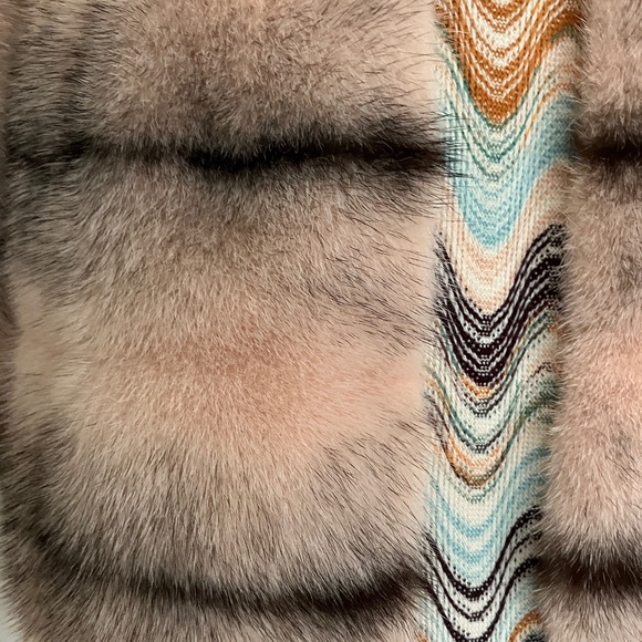 VERY RARE VINTAGE MISSONI Mink and Wool Coat - Picture 14 of 16